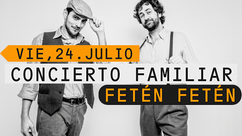 Entrada doble adulto+niño para el concierto de Fetén Fetén