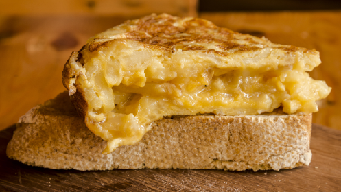 Deliciosa tortilla de patata para llevar