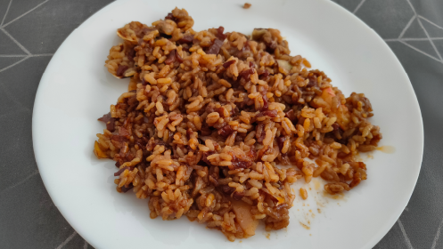Comida casera para llevar "Arroz a la zamorana" para 4 personas