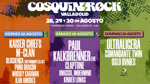 Bono general COSQUÍN ROCK Valladolid 2026
