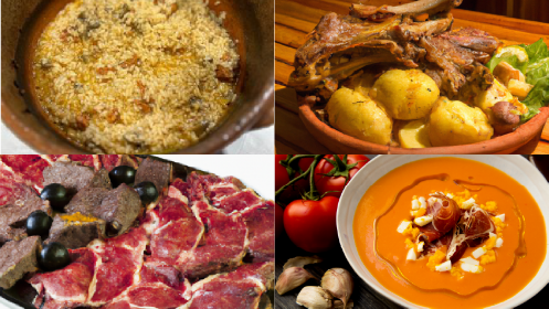 Gran menú para 2 con entrante, principal, postre, café y chupito