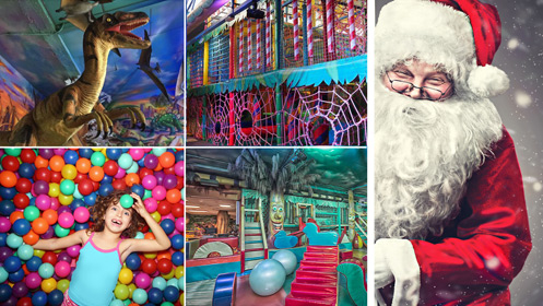 Navidad en Indiana Bill con bolsa de chuches