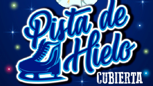 Entrada con patines para la pista de hielo cubierta